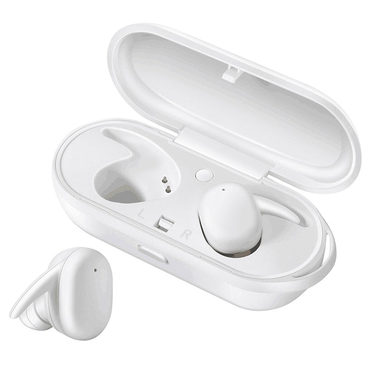 DT-7 IPX Waterproof Bluetooth 5.0 Wireless Bluetooth Earphone with 300mAh Magnetic Charging Box, Support Call, DT-7