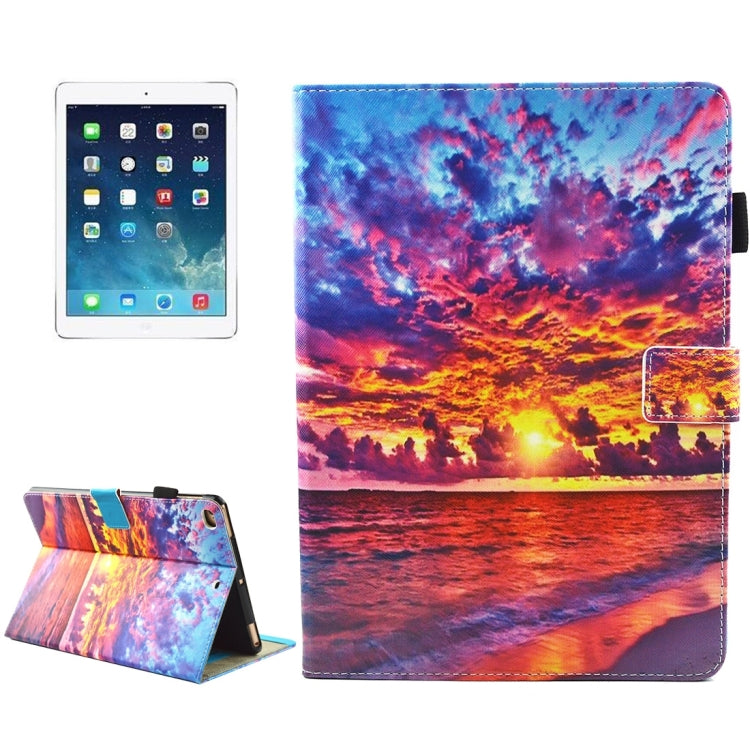 For iPad 9.7 (2018) & iPad 9.7 inch 2017 / iPad Air / iPad Air 2 Universal TIME TO PARTY Words Pattern Horizontal Flip Leather Protective Case with Holder & Card Slots, For iPad 9.7 inch 2017 / iPad Air / iPad Air 2