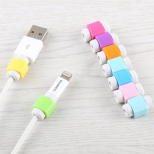 Headphone Wire Data Cable Protection Cover Winder Cord Wrap Organizer, Random Color Delivery, 1PCS