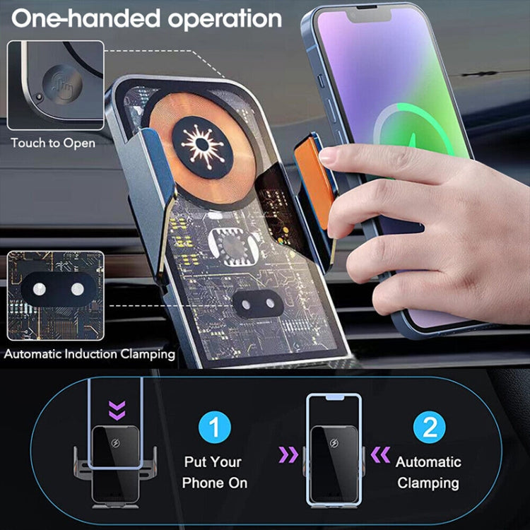 WK WP-U204 15W Vanguard Series Extraordinary Wireless Charging Car Holder, WP-U204