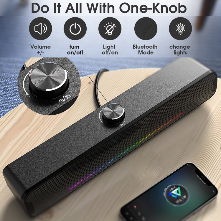 L16 Outdoor Portable RGB Light HiFi USB Bluetooth Wireless Speaker, L16