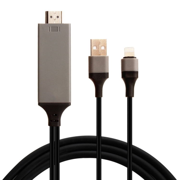 8 Pin Male to HDMI & USB Male Adapter Cable, Length: 2m, 8 Pin Male