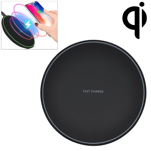 KD-1 Ultra-thin 10W Fast Charging Wireless Charger for Android Phones & iPhone, Fast Charging, Black, Fast Charging, White