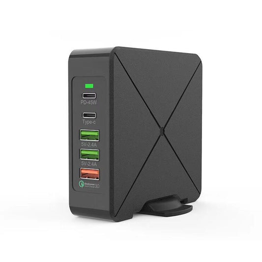 F88 3 x USB + 2 x USB-C / Type-C Ports QC3.0 Desktop Charger, F88