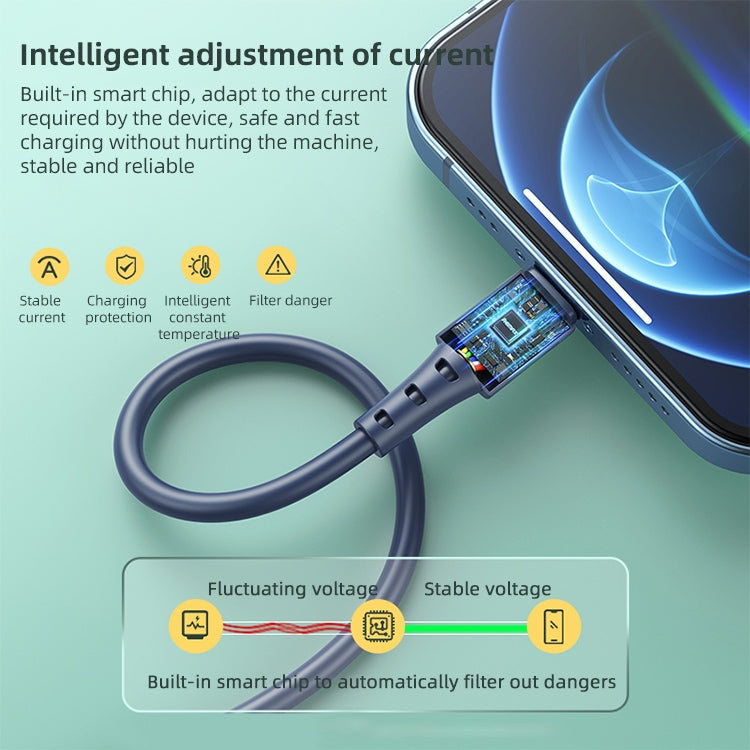 REMAX RC-068i PD 20W Type-C / USB-C to 8 Pin High Elastic TPE Fast Charging Data Cable, Length: 1m, Type-C to 8 Pin