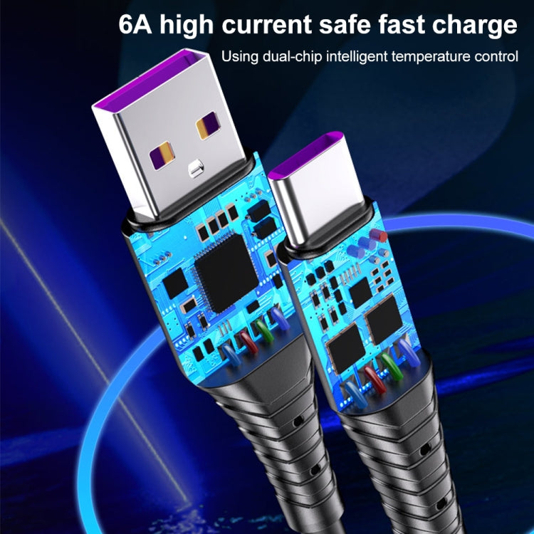 WK WDC-152 6A 8 Pin Fast Charging Data Cable, Length: 1m, 8 Pin,1m