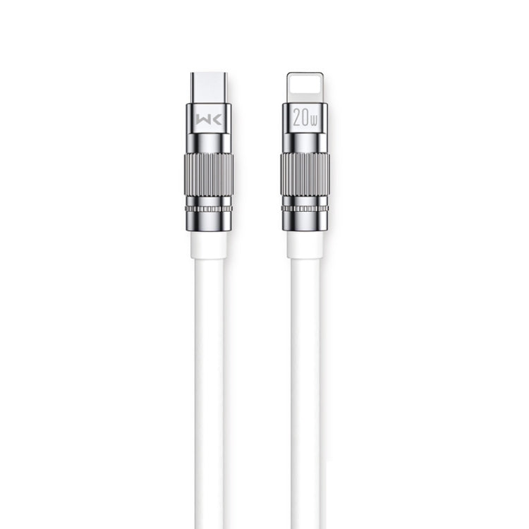 WK WDC-187 Qjie Series 20W USB-C/Type-C to 8 Pin Fast Charge Data Cable, Length: 1m, USB-C/Type-C to 8 Pin