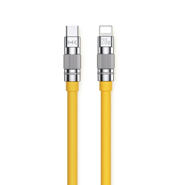 WK WDC-187 Qjie Series 20W USB-C/Type-C to 8 Pin Fast Charge Data Cable, Length: 1m, USB-C/Type-C to 8 Pin