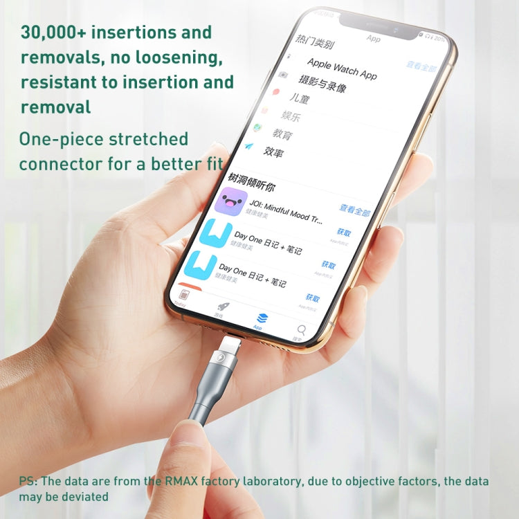 REMAX RC-009i 1m 2.22A USB-C / Type-C to 8 Pin 20W PD Fast Charging Data Cable, Type-C to 8 Pin 20W