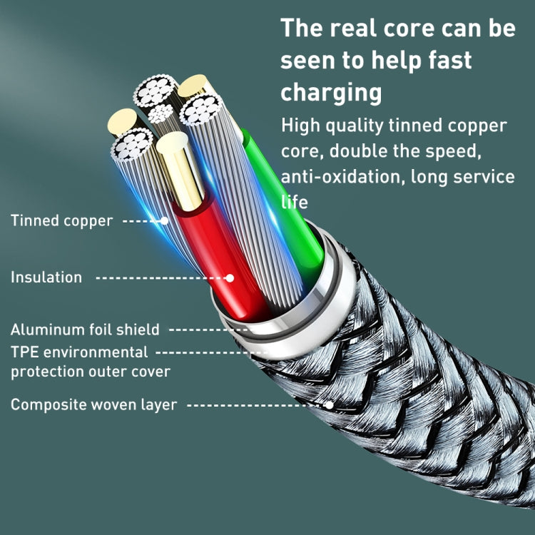 REMAX RC-009i 1m 2.22A USB-C / Type-C to 8 Pin 20W PD Fast Charging Data Cable, Type-C to 8 Pin 20W