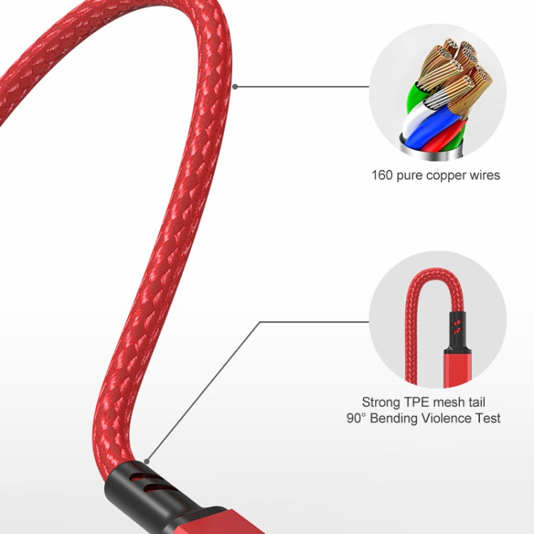 Orange Plug 3A 3 in 1 USB to Type-C / 8 Pin / Micro USB Fast Charging Cable, Cable Length: 1.2m, Orange Plug (Black), Orange Plug (Blue), Orange Plug (Red), Orange Plug (Silver)