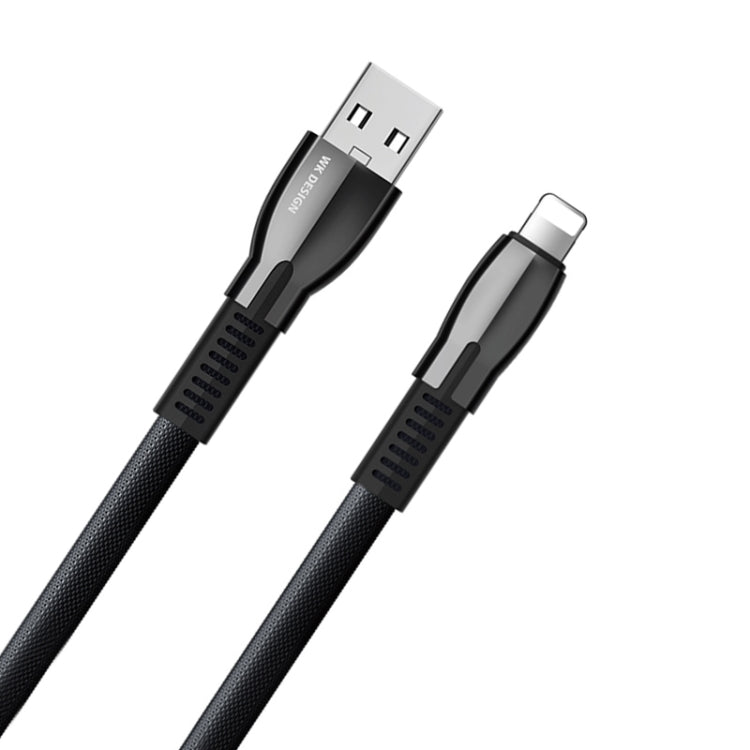 WK WDC-107i 1m 2.4A Saint Zinc Alloy Series USB to 8 Pin Data Sync Charging Cable, 8 Pin