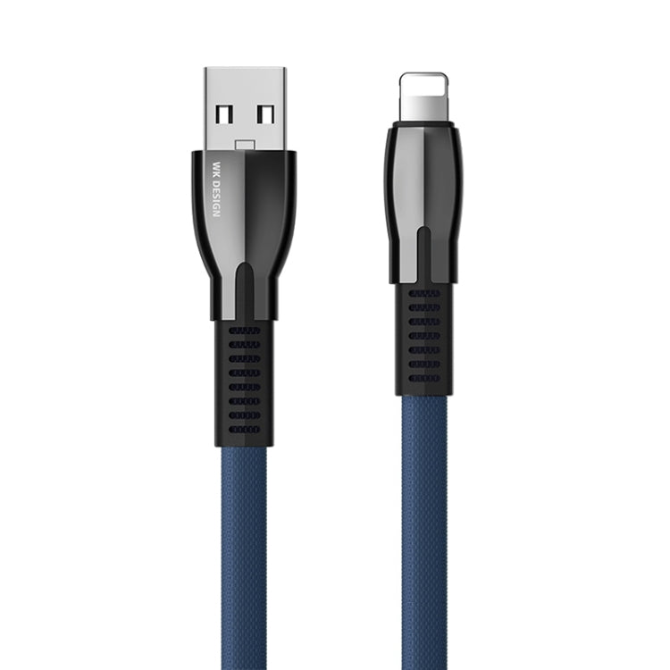 WK WDC-107i 1m 2.4A Saint Zinc Alloy Series USB to 8 Pin Data Sync Charging Cable, 8 Pin