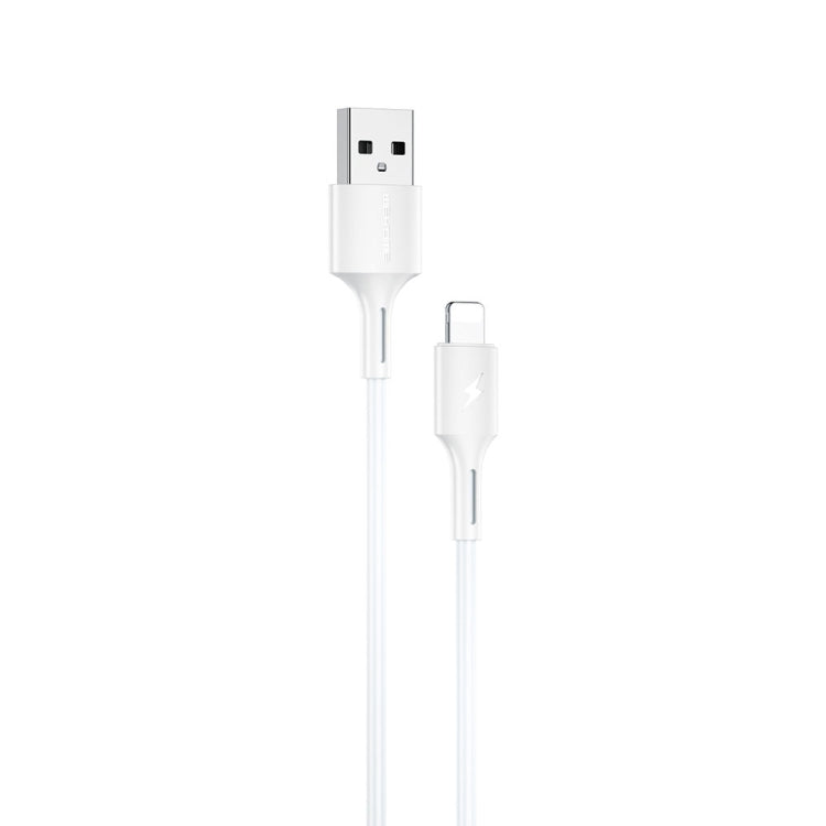 WK WDC-136 USB to 8 Pin 3A Fast Charing Data Cable, USB to 8 Pin(Black), USB to 8 Pin(White)