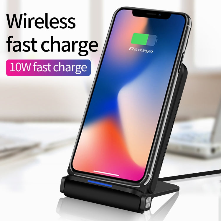 Q200 5W ABS + PC Fast Charging Qi Wireless Fold Charger Pad, Q200 Black, Q200 Rose Gold, Q200 Silver