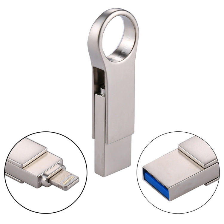 RQW-10D 2 in 1 USB 2.0 & 8 Pin 64GB Flash Drive, RQW-10D