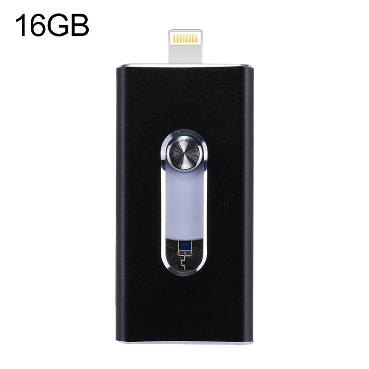 RQW-02  3 in 1 USB 2.0 & 8 Pin & Micro USB 16GB Flash Drive, RQW-02 Silver, RQW-02 Black, RQW-02 Gold, RQW-02 Blue, RQW-02 Red