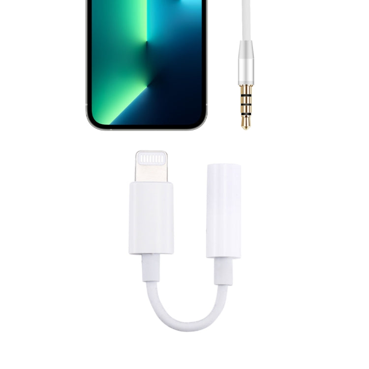 8 Pin Male to 3.5mm Female Audio Adapter Cable, Need to Connect Bluetooth, Length: about 7.5cm, Support Bluetooth