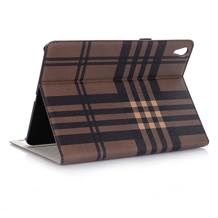 Plaid Texture Horizontal Flip PU Leather Case for iPad Air 13 2024 / iPad Pro 12.9 inch (2018), with Holder & Card Slots & Wallet, For iPad Air 13 2024 / iPad Pro 12.9 inch (2018)