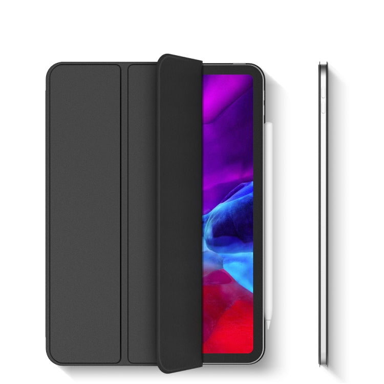 Horizontal Flip Ultra-thin Double-sided Clip Magnetic PU Leather Case for iPad Pro 12.9 2022 / 2021 / 2020 / 2018, with Three-folding Holder & Sleep / Wake-up Function, For iPad Pro 12.9 2022 / 2021 / 2020 / 2018