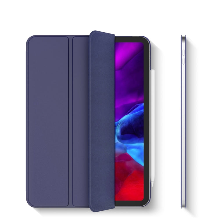 Horizontal Flip Ultra-thin Double-sided Clip Magnetic PU Leather Case for iPad Pro 12.9 2022 / 2021 / 2020 / 2018, with Three-folding Holder & Sleep / Wake-up Function, For iPad Pro 12.9 2022 / 2021 / 2020 / 2018