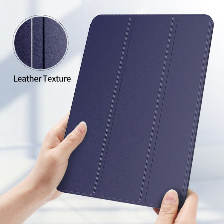 Horizontal Flip Ultra-thin Double-sided Clip Magnetic PU Leather Case for iPad Pro 12.9 2022 / 2021 / 2020 / 2018, with Three-folding Holder & Sleep / Wake-up Function, For iPad Pro 12.9 2022 / 2021 / 2020 / 2018