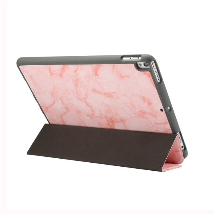 Marble Texture Pattern Horizontal Flip Leather Case for iPad Air 2019 10.5 inch, with Three-folding Holder & Pen Slot & Sleep / Wake-up Function, For iPad Air 2019 10.5 inch