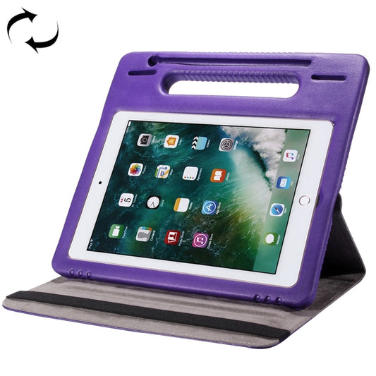 360 Degree Rotation Leather Case + Removable EVA Bumper Protective Cover for iPad 10.2 / iPad Air 10.5 （2019） / iPad Pro 10.5 inch, with Handle & 3 Gears Holder & Sleep / Wake-up, For iPad Pro 10.5 inch