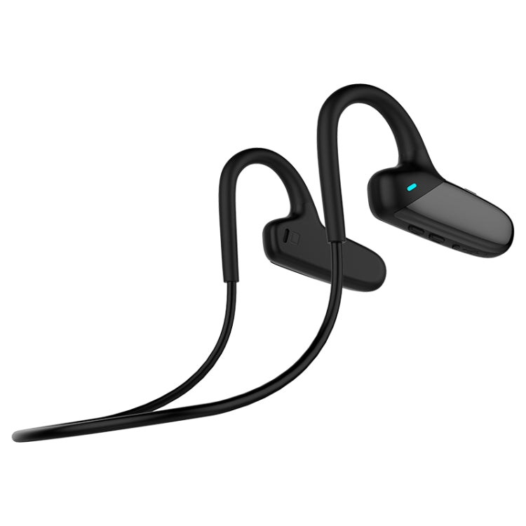 F808 Bluetooth 5.0 Waterproof Bone Conduction Sport Bluetooth Earphone, F808 (Black), F808 (Blue)