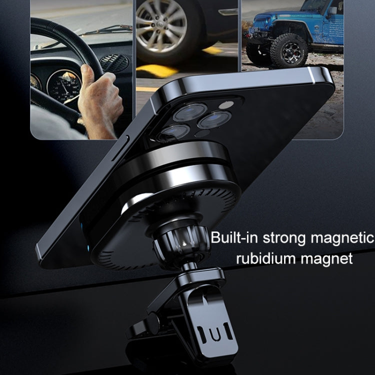 JJT-968 15W Max Output Magnetic Car Air Outlet Bracket Wireless Charger, JJT-968