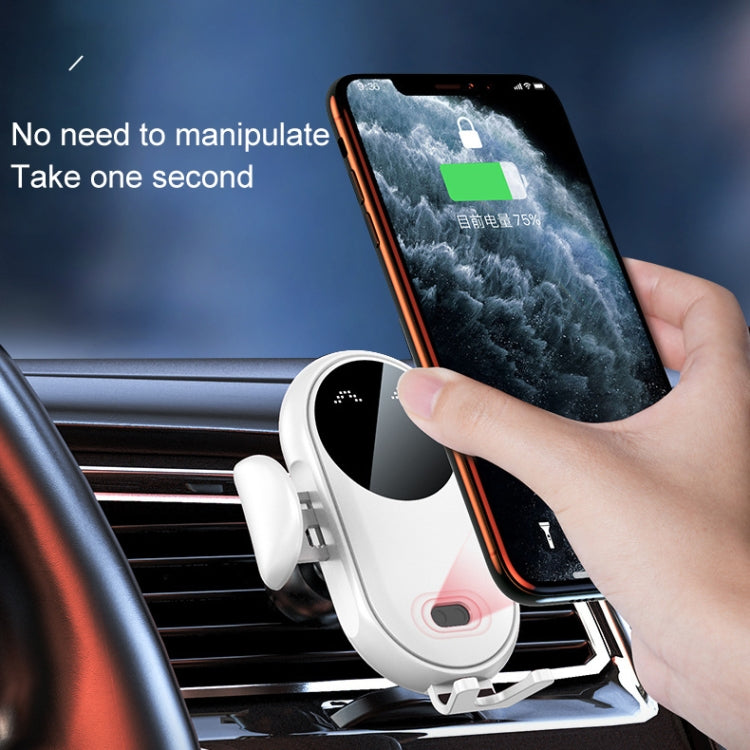 K10 15W Max Output Infrared Sensor Car Air Outlet Bracket Wireless Charger, K10