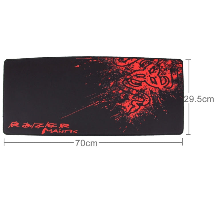 Extended Large Mantis Pattern Gaming and Office Keyboard Mouse Pad, Size: 70cm x 29.5cm, Mantis Pattern, Size: 70cm x 29.5cm