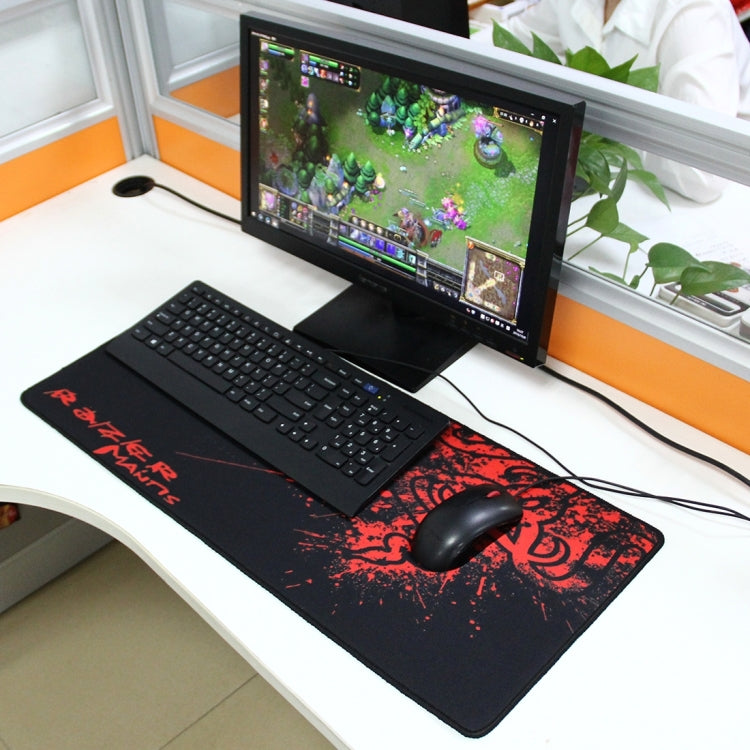 Extended Large Mantis Pattern Gaming and Office Keyboard Mouse Pad, Size: 70cm x 29.5cm, Mantis Pattern, Size: 70cm x 29.5cm