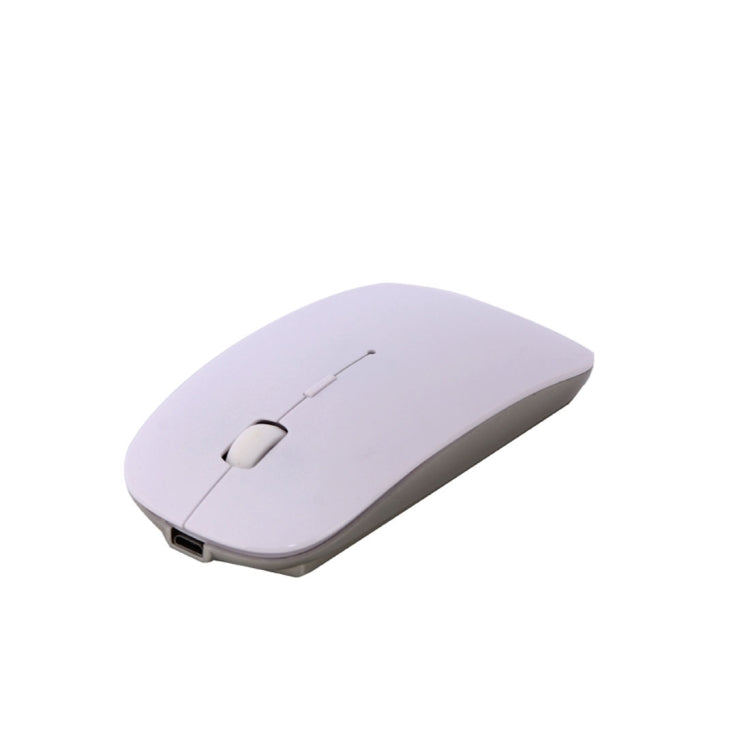 MC-008 Bluetooth 3.0 Battery Charging Wireless Mouse for Laptops and Android System Mobile Phone, MC-008 (White), MC-008 (Gold)