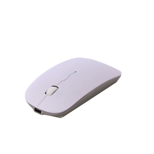 MC-008 Bluetooth 3.0 Battery Charging Wireless Mouse for Laptops and Android System Mobile Phone, MC-008 (White), MC-008 (Gold)