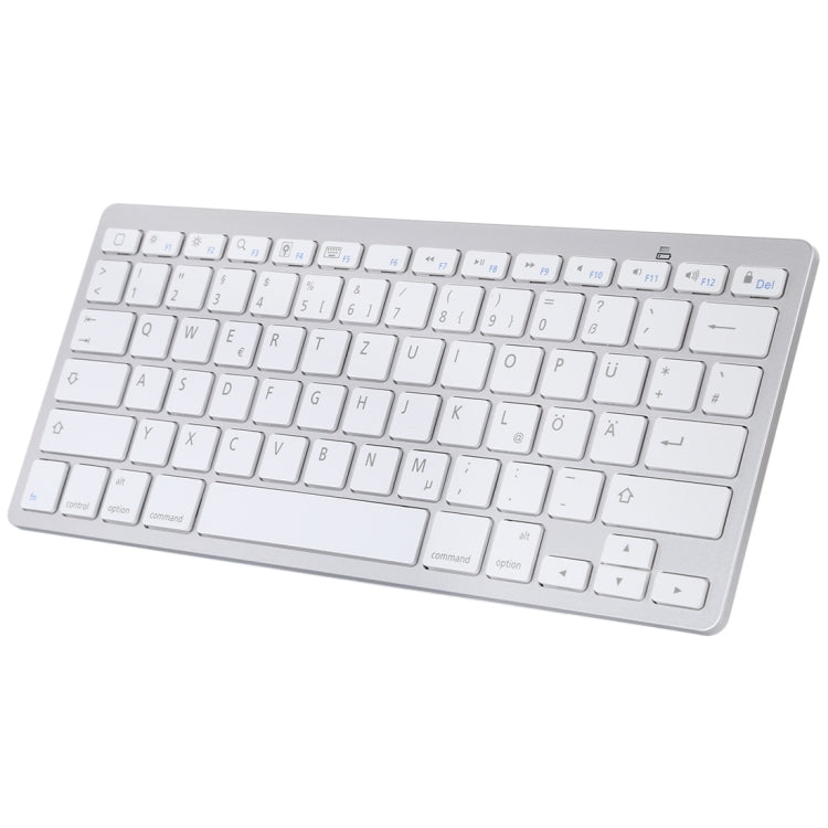 WB-8022 Ultra-thin Wireless Bluetooth Keyboard, German Keys, German Keys