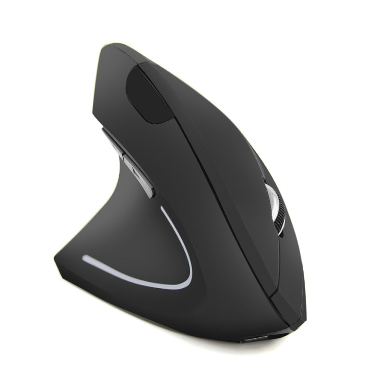 CM0093 Rechargeable Version 2.4GHz Three-button Wireless Optical Mouse Vertical Mouse for Left-hand, Resolution: 1000DPI / 1200DPI / 1600DPI, Rechargeable Version