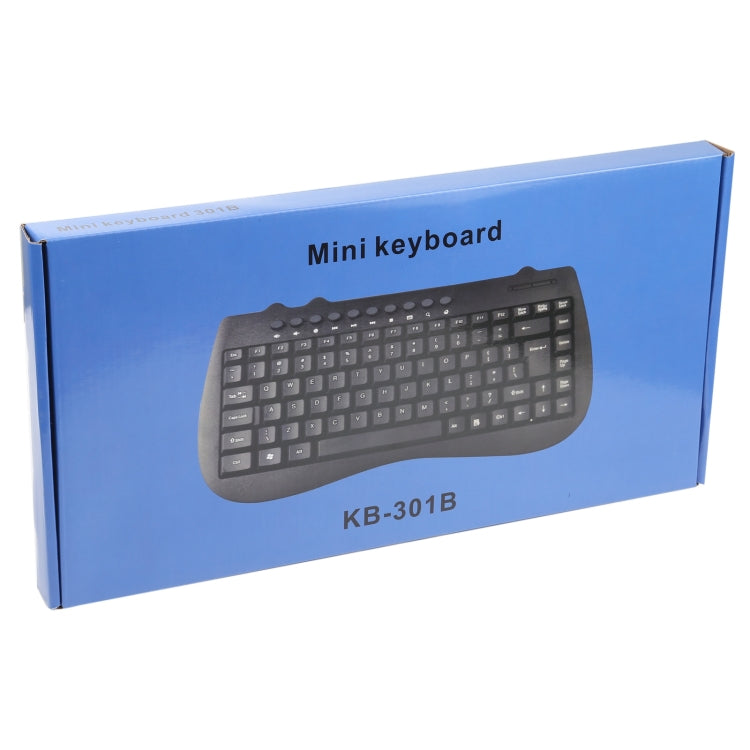 KB-301B Multimedia Notebook Mini Wired Keyboard, English Version, English Version