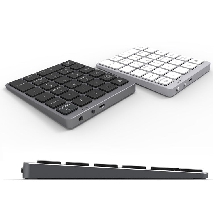 N960 Ultra-thin Universal Aluminum Alloy Rechargeable Wireless Bluetooth Numeric Keyboard, N960