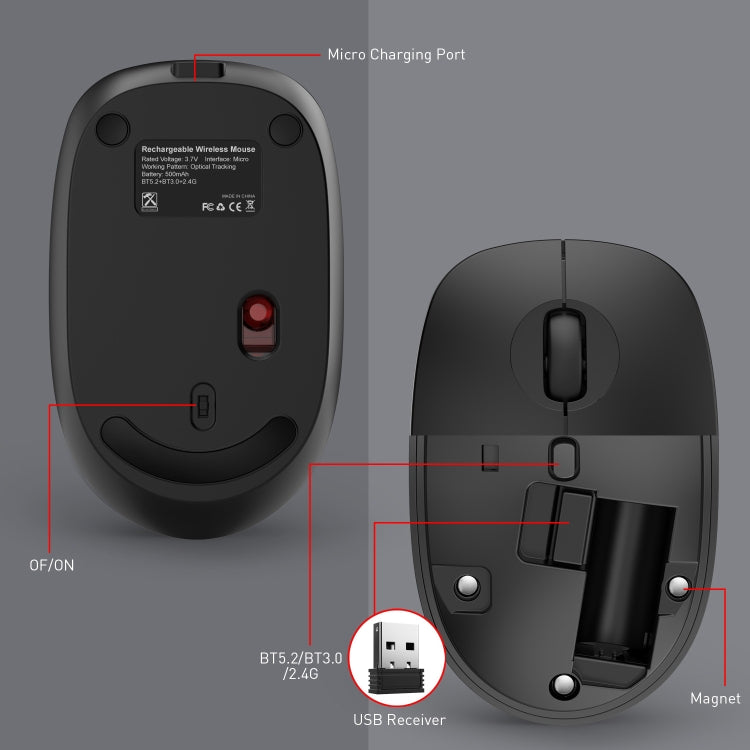 MKESPN 859 2.4G Wireless Mouse, 2.4G