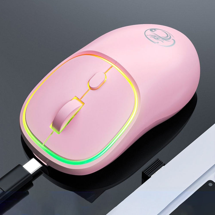 iMICE W-618 Rechargeable 4 Buttons 1600 DPI 2.4GHz Silent Wireless Mouse for Computer PC Laptop, W-618 2.4GHz