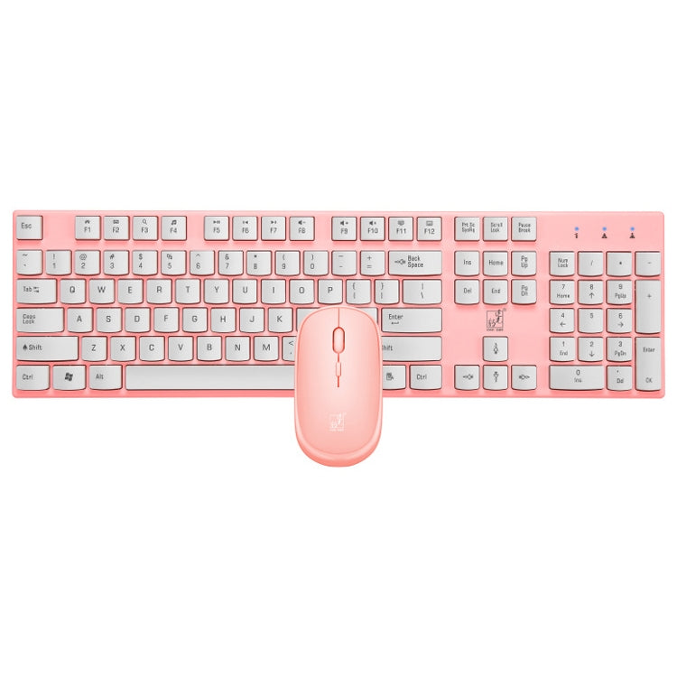 ZGB 8820 Candy Color Wireless Keyboard + Mouse Set, 8820 (Black), 8820 (Pink), 8820 (Blue), 8820 (White)