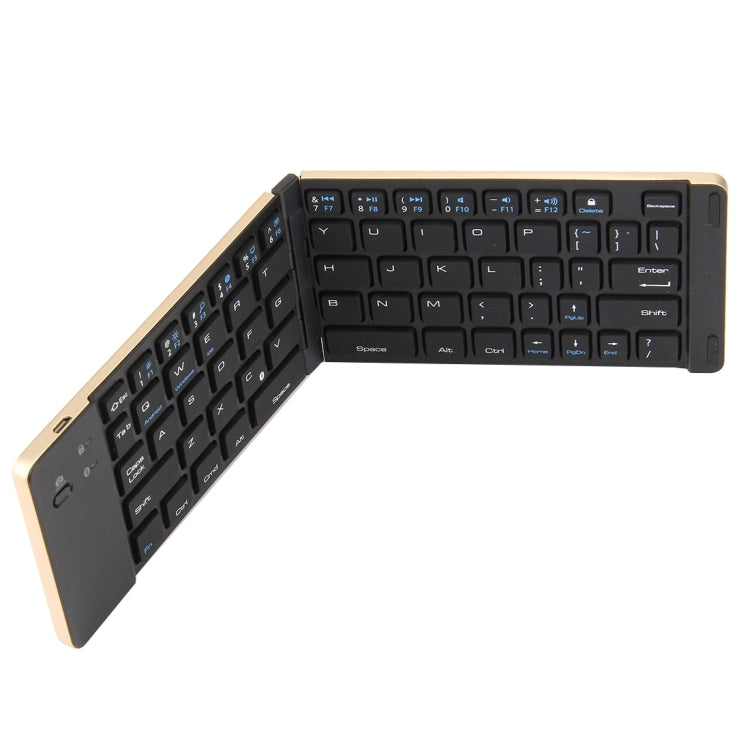 F66 Foldable Bluetooth Wireless 66 Keys Keyboard, Support Android / Windows / iOS, F66 2-Folding 66 Keys Black, F66 2-Folding 66 Keys Rose Gold, F66 2-Folding 66 Keys Silver, F66 2-Folding 66 Keys Gold