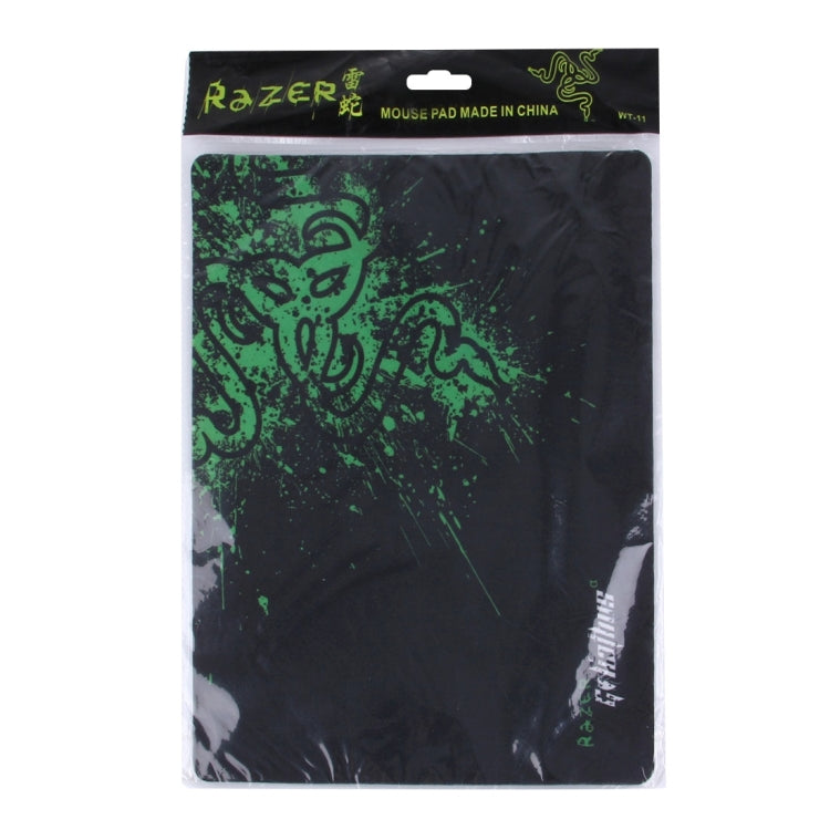 Extended Large Slim Anti-Slip Razer Pattern Soft Rubber Smooth Cloth Surface Game Keyboard Mouse Pad Mat, Size: 317 x 244 x 2 mm, Size: 32cm x 24cm