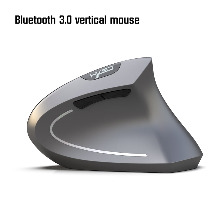 HXSJ T29 Bluetooth 3.0 Wireless Bluetooth 6-Keys 2400 DPI Adjustable Ergonomics Optical Vertical Mouse, 6 Buttons T29 Black, 6 Buttons T29 Grey