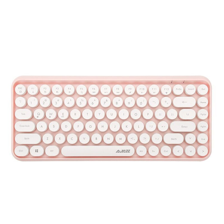 Ajazz 308I Tablet Mobile Phone Computer Household Office Wireless Keyboard, Black, Pink, Green