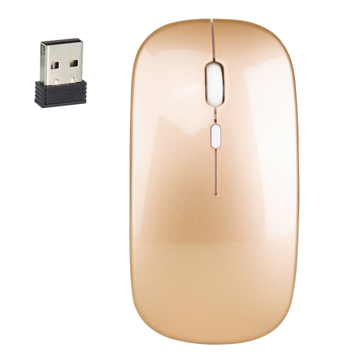 HXSJ M80 2.4GHz Wireless 1600DPI Three-speed Adjustable Optical Mute Mouse, Gold, Rose Gold, Silver, White, Black, Grey