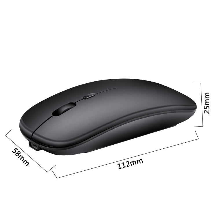 HXSJ M80 2.4GHz Wireless 1600DPI Three-speed Adjustable Optical Mute Mouse, Gold, Rose Gold, Silver, White, Black, Grey