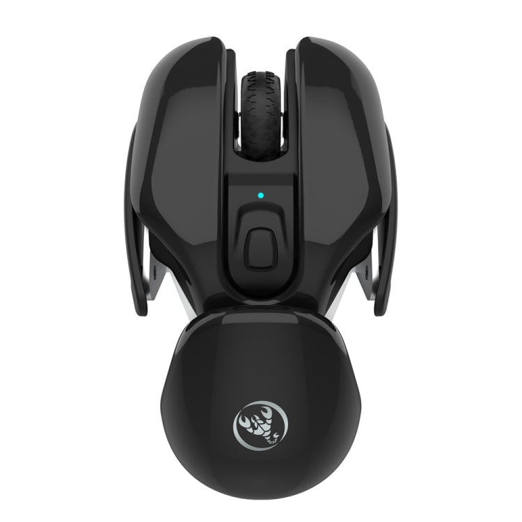 HXSJ T37 2.4GHz 1600dpi 3-modes Adjustable Wireless Mute Mouse, T37 Black, T37 Pink