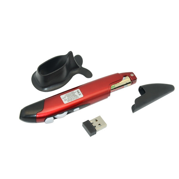 PR-03 2.4G USB Receiver Adjustable 1600 DPI Wireless Optical Pen Mouse for Computer PC Laptop Drawing Teaching, PR-03 Pen Mouse (Red), PR-03 Pen Mouse (Blue), PR-03 Pen Mouse (Grey)